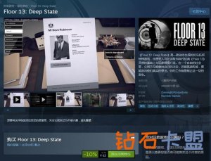 反乌托邦惊悚游戏《第13层：深层政府》登陆Steam 适用中文
